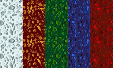 Elegant decorative floral pattern vector design. Ilustração Stock