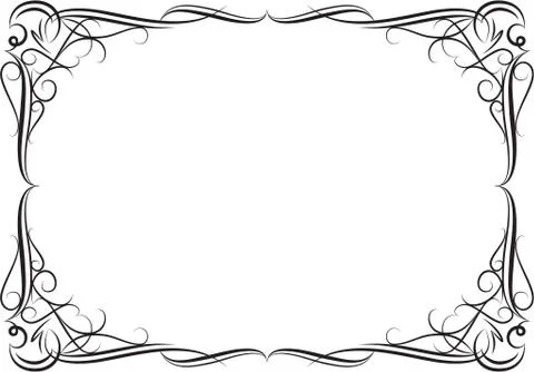 Elegant decorative frame. 스톡 일러스트