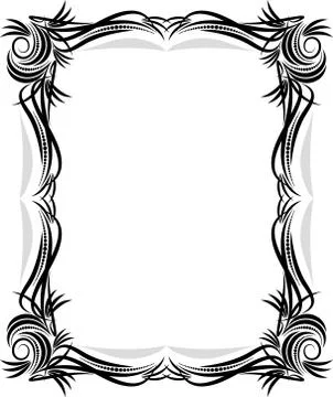 Elegant decorative frame. Stock-Illustration
