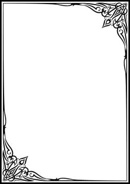 Elegant decorative frame. Stockillustratie