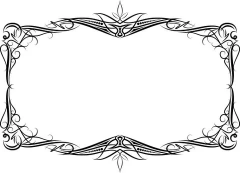 Elegant decorative frame. 스톡 일러스트