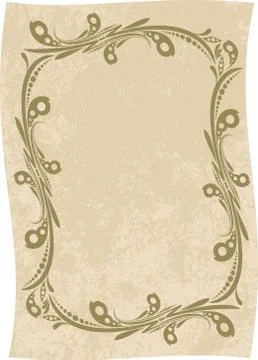 Elegant decorative frame. Stock Illustration