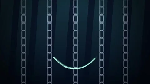 Elegant deep blue abstract stripe background video loop for modern tech pre.. Stock Footage 344649646