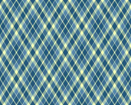 Elegant diagonal plaid pattern in calming blue and beige tones.  Perfect for  Stockillustratie