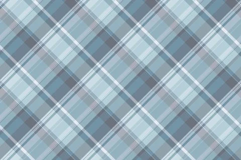 Elegant diagonal plaid pattern in cool blues and grays.  Perfect for textile  Stockillustratie