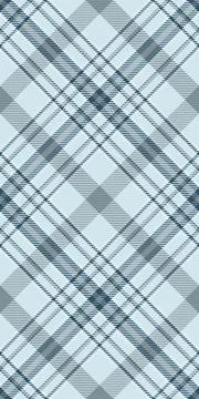 Elegant diagonal plaid pattern in cool blues.  Perfect for textile design, ba Stockillustratie