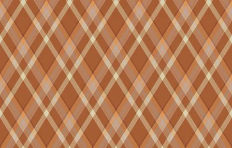 Elegant diagonal plaid pattern in earthy tones. Perfect for autumnal designs, Illustrazione stock