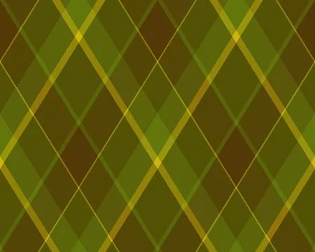Elegant diagonal plaid pattern in earthy green and brown tones.  Perfect for  Stockillustratie