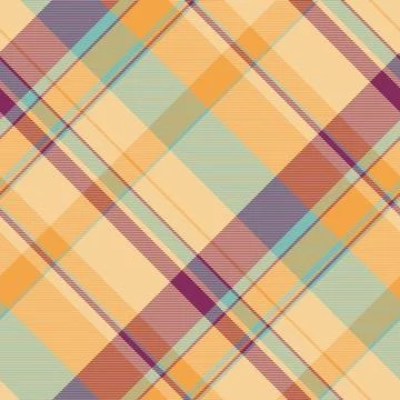 Elegant diagonal plaid pattern in muted autumnal tones.  Perfect for textile  Illustrazione stock
