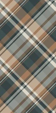 Elegant diagonal plaid pattern in muted earth tones. Perfect for textile desi Stock Illustration