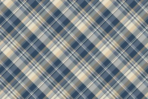 Elegant diagonal plaid pattern in muted blues and creams.  Perfect for textil 스톡 일러스트