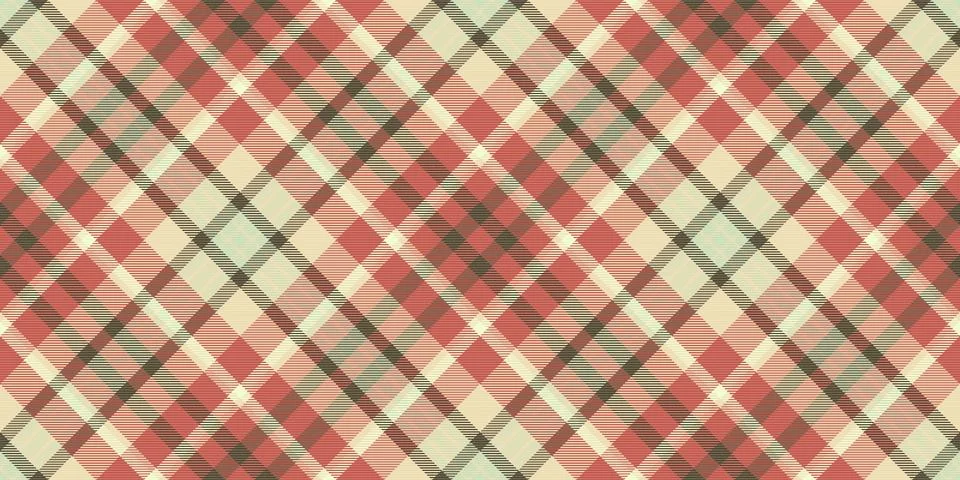 Elegant diagonal plaid pattern in muted red, beige, and grey tones.  Perfect  イラスト素材