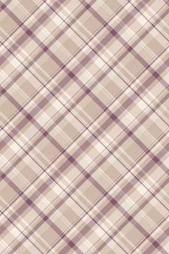 Elegant diagonal plaid pattern in muted beige and mauve tones.  Perfect for t 스톡 일러스트