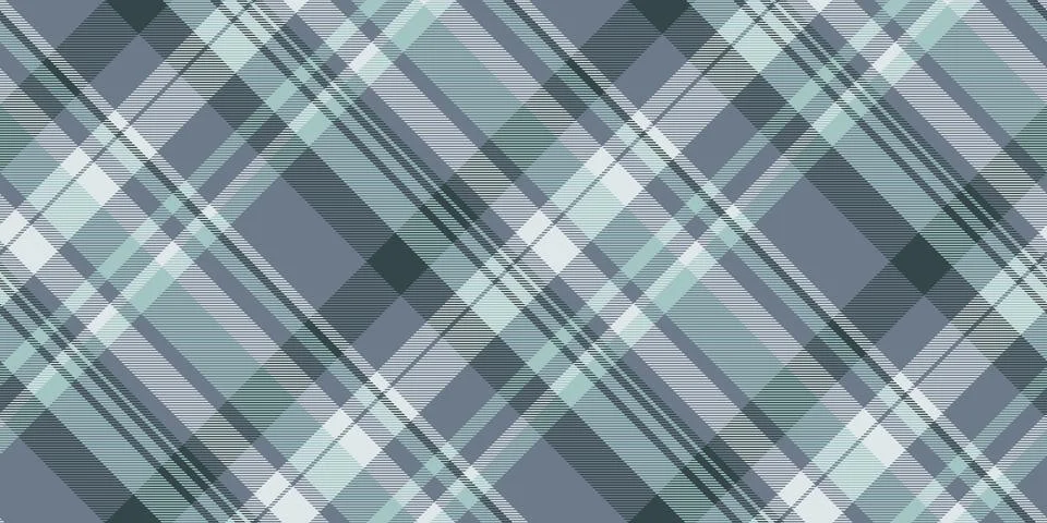 Elegant diagonal plaid pattern in muted blues and greens. Perfect for textile 스톡 일러스트