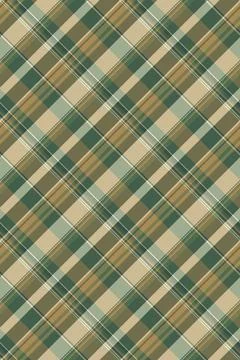 Elegant diagonal plaid pattern in muted greens, beige, and gold.  Perfect for 스톡 일러스트