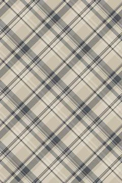 Elegant diagonal plaid pattern in muted beige and grey tones.  Perfect for te Stockillustratie