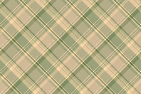 Elegant diagonal plaid pattern in muted greens and beige.  Perfect for textil Stockillustratie