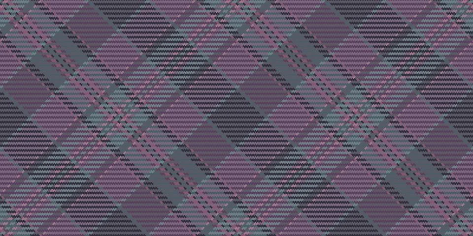 Elegant diagonal plaid pattern in muted purples and blues.  Perfect for texti Stock Illustration