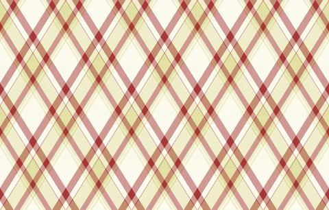 Elegant diagonal plaid pattern in muted red and beige tones.  Perfect for tex 스톡 일러스트