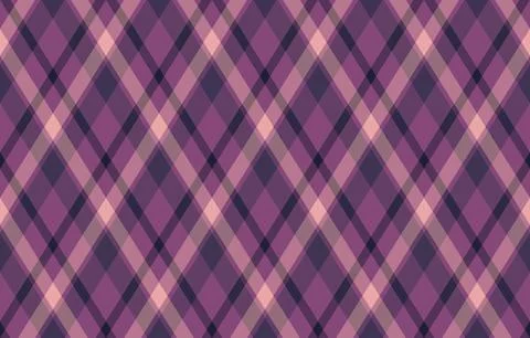 Elegant diagonal plaid pattern in muted purples and pinks. Perfect for text.. Stock Illustration