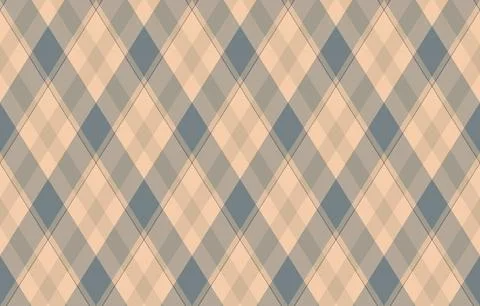 Elegant diagonal plaid pattern in muted peach and gray tones. Perfect for tex 스톡 일러스트