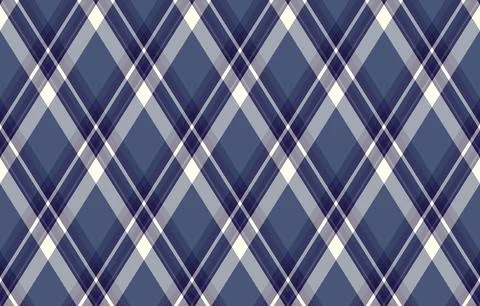 Elegant diagonal plaid pattern in shades of blue and white.  Perfect for text Illustrazione stock