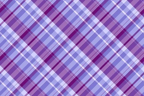 Elegant diagonal plaid pattern in shades of purple. Versatile abstract backgr Stock Illustration
