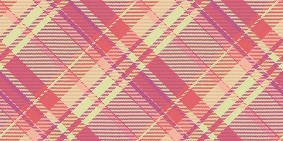 Elegant diagonal plaid pattern in soft pink, coral, and beige tones.  Perfect 스톡 일러스트