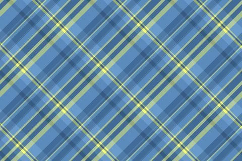 Elegant diagonal plaid pattern in soft blue and pale yellow.  Perfect for tex Stockillustratie