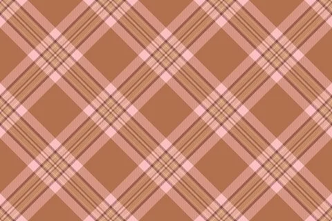 Elegant diagonal plaid pattern in soft brown and pink hues.  Perfect for te.. Stockillustratie