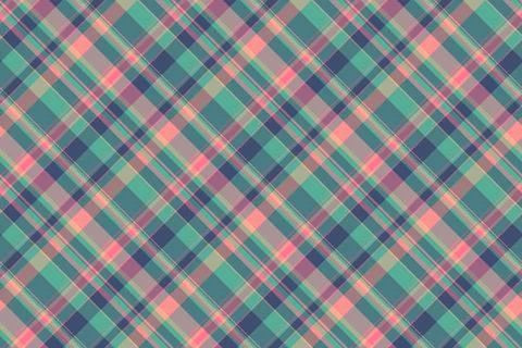 Elegant diagonal plaid pattern in soft pastel hues.  Perfect for textile desi 스톡 일러스트