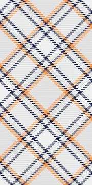 Elegant diagonal plaid pattern in soft orange, navy, and white.  Perfect for  Stock Illustration