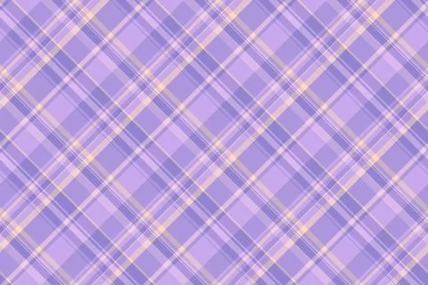 Elegant diagonal plaid pattern in soft lavender  pale yellow. Textile design  스톡 일러스트
