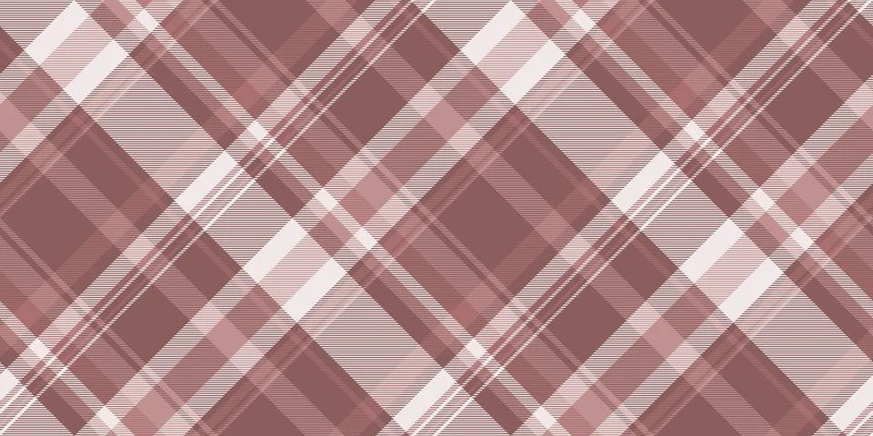 Elegant diagonal plaid pattern in soft mauve and white.  Perfect for textile  Stock Illustration
