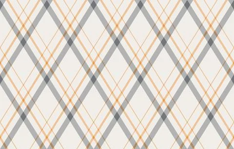 Elegant diagonal plaid pattern in soft gray and peach tones.  Perfect for tex Stock Illustration