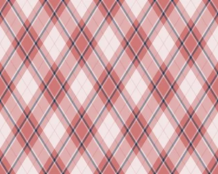 Elegant diagonal plaid pattern in soft pink and muted grey.  Perfect for text Stockillustratie