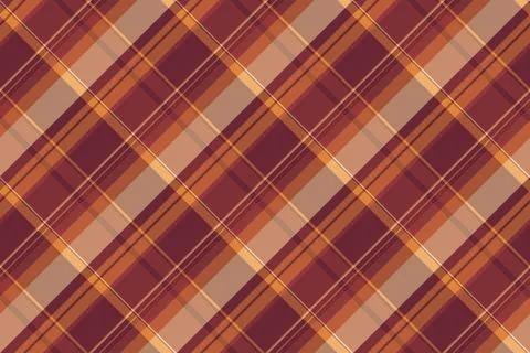 Elegant diagonal plaid pattern in warm autumnal tones.  Perfect for falltheme Stockillustratie
