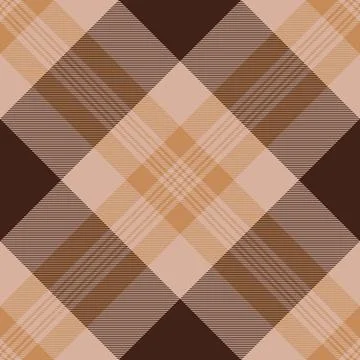 Elegant diagonal plaid pattern in warm, earthy tones.  Perfect for textile de Stock Illustration