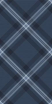 Elegant diagonal plaid textile pattern in shades of blue.  Perfect for fashio 스톡 일러스트