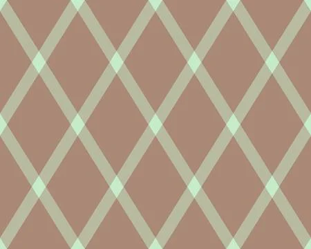 Elegant diamond plaid pattern in muted brown and pale green.  Perfect for bac Stock Illustration