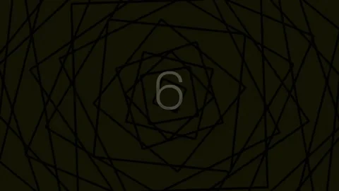 Elegant digital display of the number nine against a clean void background. Stock Footage 342116881