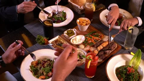 Elegant Dining Experience Stock Footage 318310136