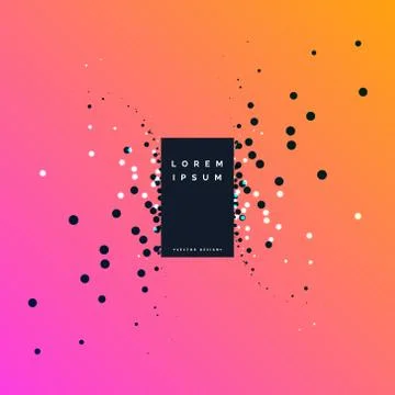 Elegant dots particle background vector Stock Illustration