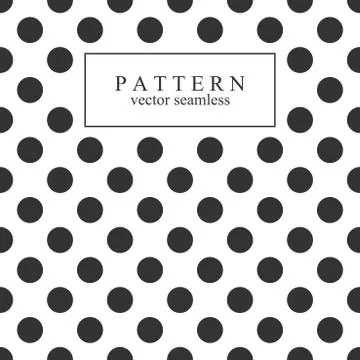 Elegant dotted seamless pattern. Vector illustration. Stock Illustration