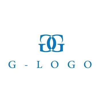 Elegant double G monogram Stock Illustration