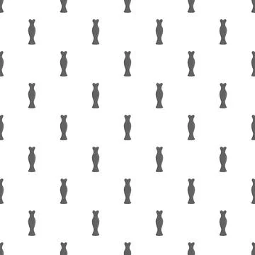 Elegant dress vector seamless pattern background design Illustrazione stock