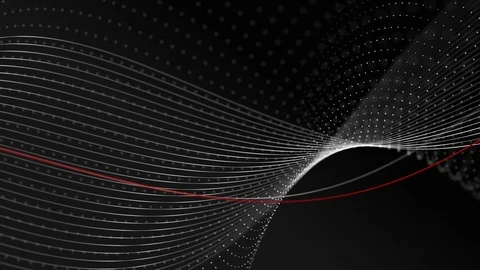 Elegant dynamic lines in motion Video stock 87285930