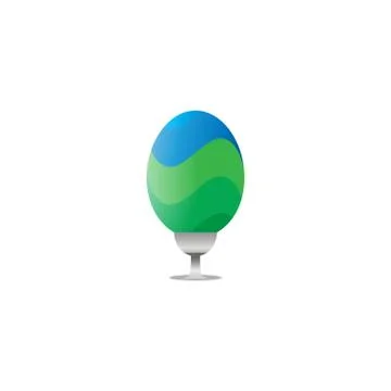 Elegant easter egg decoration イラスト素材