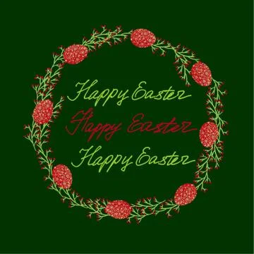 Elegant Easter Illustrazione stock