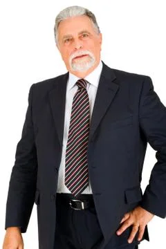 Elegant elderly man Foto stock